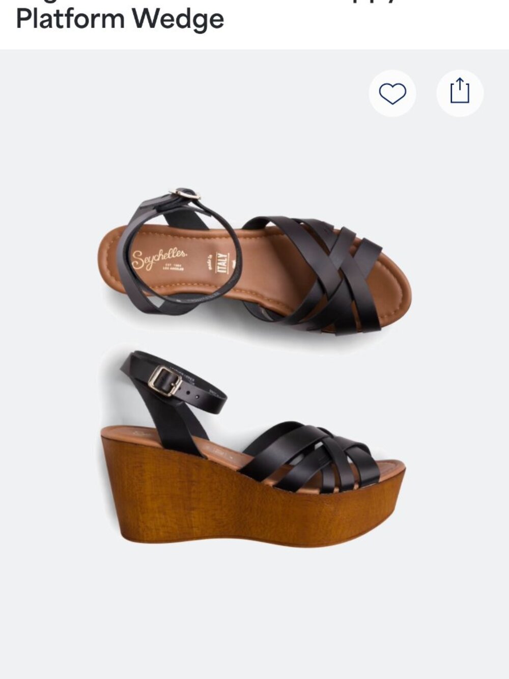 Seychelles Platform Sandal